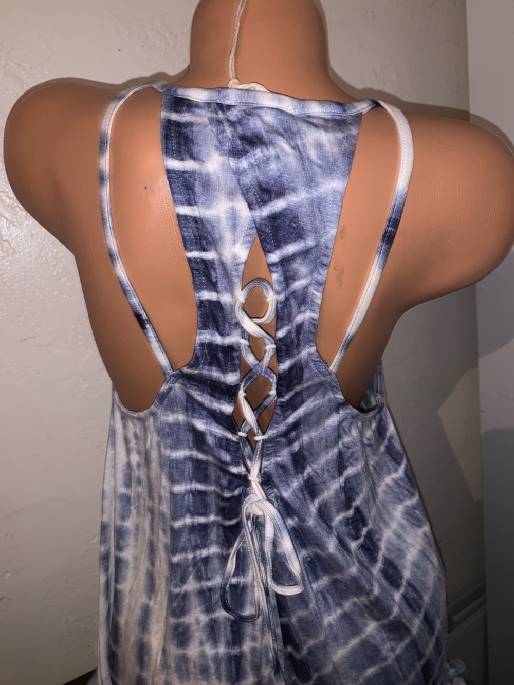 Mystree Tie Dye Vintage Dress Large NWT Boho